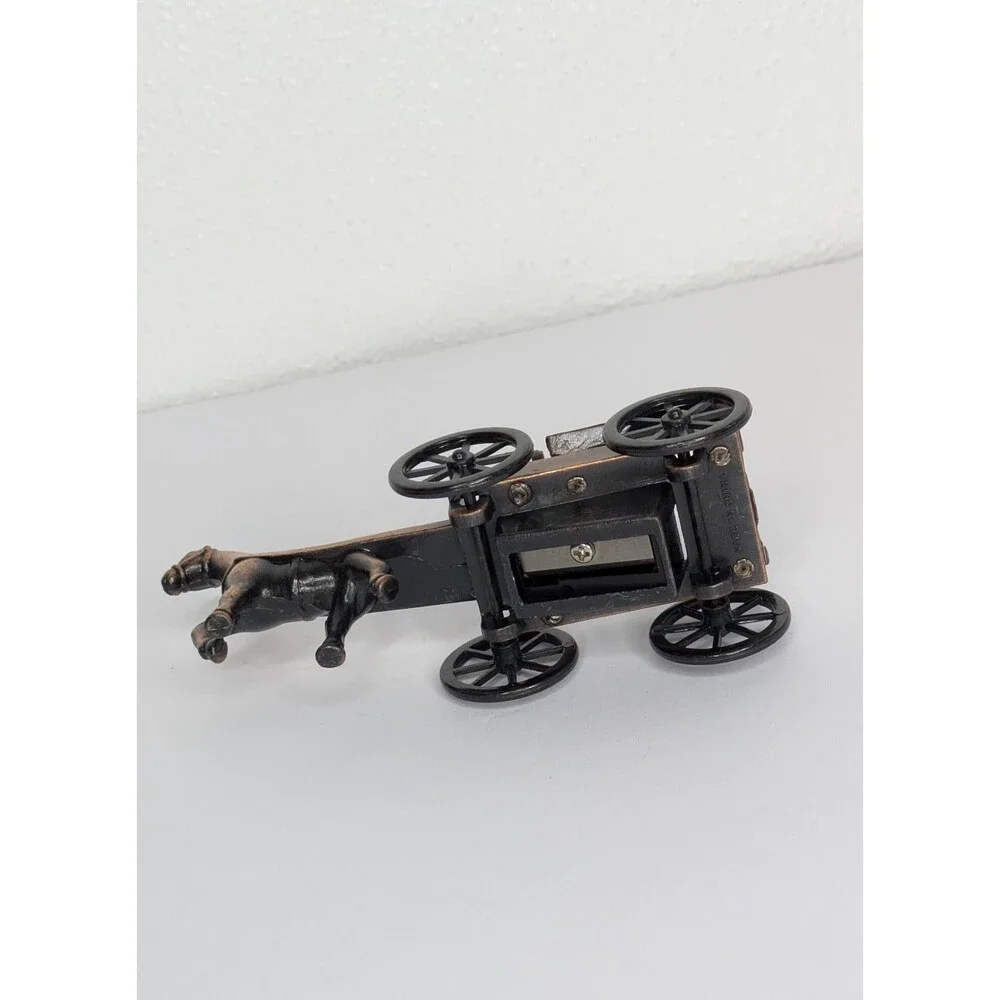 Horse And Carriage Die Cast Metal Collectible Pencil Sharpener